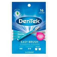 Межзубные щетки DenTek Удобная очистка для широких промежутков 16 шт  - Фото