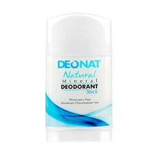 Мінеральний дезодорант-стік DeoNat Natural плоский 100 г - Фото