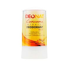 Минеральный дезодорант-стик DeoNat с натуральным соком куркумы 60 г - Фото