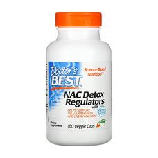 N-Ацетил-L-Цистеїн (NAC Detox Regulators) Doctor's Best 180 капсул - Фото
