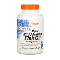 Аляскинский Риб'ячий Жир (Омега-3) Fish Oil with AlaskOmega Doctor's Best 180 капсул - Фото