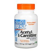 Ацетил L-Карнитин (Acetyl-L-Carnitine) 500 мг Doctor's Best 120 капсул - Фото