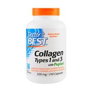 Колаген Типів 1 і 3 500 мг Peptan Doctor's Best 240 капсул - Фото