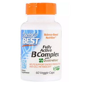 B-Комплекс (Fully Active B Complex) Doctor's Best 60 гелевих капсул