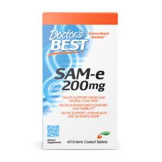 Аденозилметіонін SAM-e (S-Adenosyl-L-Methionine) Doctor's Best 200 мг 60 таблеток - Фото
