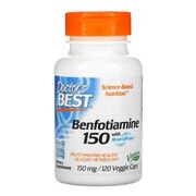 Бенфотіамін (Benfotiamine) Doctor's Best 150 мг 120 капсул - Фото
