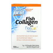 Риб'ячий колаген (Fish Collagen with Naticol) Doctor's Best 30 пакетиків - Фото