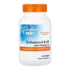 Рыбий жир из криля з DHA і EPA Real Krill with SuperBA Krill Doctor's Best 60 капсул - Фото
