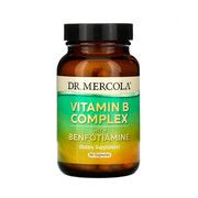 Комплекс Витаминов B с Бенфотиамином (Vitamin B Complex with Benfotiamine) Dr. Mercola 60 капсул - Фото