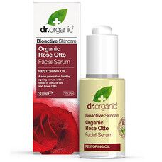 Відновлювальна сироватка для обличчя з олією троянди Отто Dr.Organic 30 мл