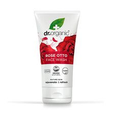 Очищающий гель для лица с маслом розы Отто Dr.Organic 150 мл - Фото