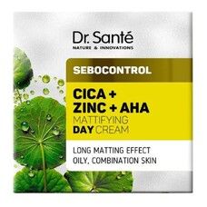 Dr.Sante Sebocontrol Матуючий денний крем Цика + Цинк + АНА 50мл - Фото