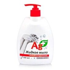 Ag+ рідке мило Антибактеріальне 500 мл Ag+ рідке мило Антибактеріальне 500 мл - Фото