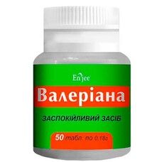 Валеріана ТМ Енджі / Enjee таблетки 180 мг № 50  - Фото
