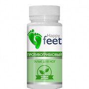 Тальк для ног противогрибковый ТМ Хэппи Фит / Happy Feet чайное дерево 50 г  - Фото