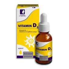 Витамин D3 капли 30 мл - Фото