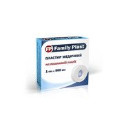 Пластир медичний FP Family Plast на тканинній основі 1 см х 500 см - Фото