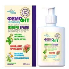 Гель для интимной гигиены Organic Herbs Фемофит Объём 250мл - Фото