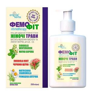Гель для интимной гигиены Organic Herbs Фемофит Объём 250мл Гель для интимной гигиены Organic Herbs Фемофит Объём 250мл