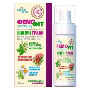 Пенка для интимной гигиены Organic Herbs Фемофит Объём 150мл