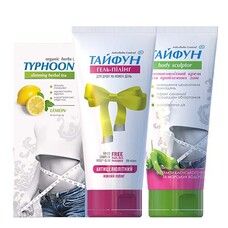 Набор для контроля веса Тайфун №1 (чай Лимон + крем + гель) - Фото