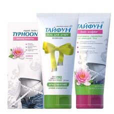 Набор для контроля веса Тайфун №2 (чай Лотос+сыворотка+гель) - Фото