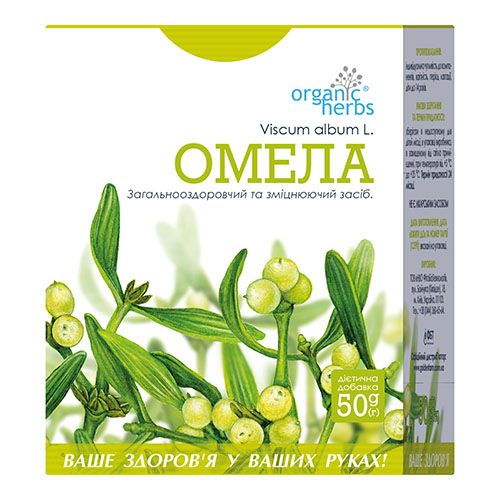 Фіточай Organic Herbs Омела 50 г - Фото