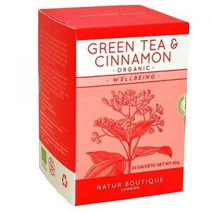Чай зелений органічний з корицею фільтр-пакети №20