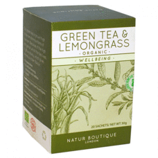 Органический зеленый чай с лемонграсом ТМ Natur Boutiquе №20  - Фото
