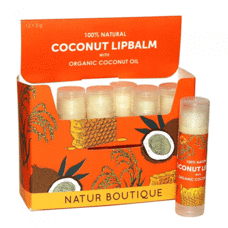 Бальзам для губ с органическим кокосовым маслом ТМ Natur Boutiquе 5 г  - Фото
