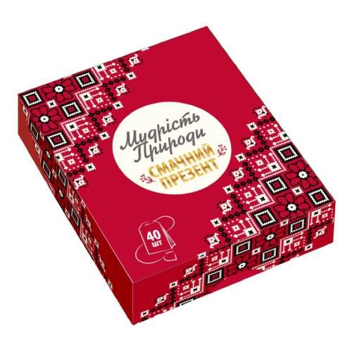 Чай "Мудрість Природи" Смачний презент у пакетиках 40 саше 70 г Чай "Мудрість Природи" Смачний презент у пакетиках 40 саше 70 г - Фото