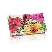 Мыло натуральное Цветы гибискуса 100 г TM Флоринда / Florinda - Фото