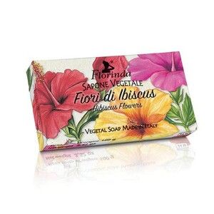 Мыло натуральное Цветы гибискуса 100 г TM Флоринда / Florinda