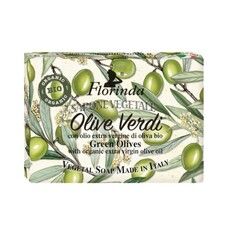 Мыло натуральное Зеленые оливки с оливковым маслом 200 г TM Флоринда / Florinda - Фото