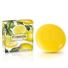 Мыло натуральное круглое Лимон 90 г TM Флоринда / Florinda - Фото
