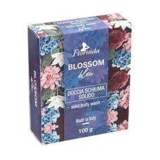 Твердий гель для душу Сині квіти 100 г TM Флорінда / Florinda - Фото