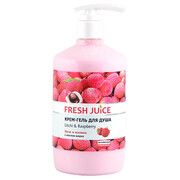 Fresh Juice крем-гель для душа Личи и Малина 750 мл - Фото