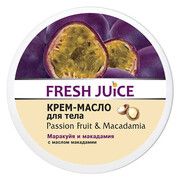 Fresh Juice крем-олія для тіла Маракуйя і Макадамія 225 мл  - Фото