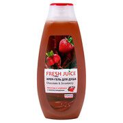 Fresh Juice крем-гель для душа Шоколад и Клубника 400 мл - Фото