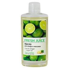 Fresh Juice Олія для догляду та масажу Лайм і Імбир з аргановою олією 150 мл  - Фото