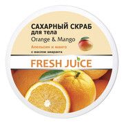 Fresh Juice сахарный скраб для тела Апельсин и Манго 225 мл - Фото