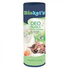 Дезодорант DEO Flowers / Spring GimCat для кошачьего туалета порошок 700 г - Фото