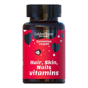 Вітаміни для волосся, шкіри та нігтів веганський мармелад №60