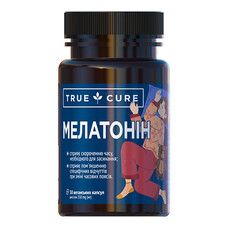 Мелатонин True Cure 1,9 мг капсулы №30 Мелатонин True Cure 1,9 мг капсулы №30 - Фото