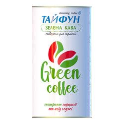 Кава зелена Тайфун (екстракт ягід годжі і гарцинії) для схуднення 100 г