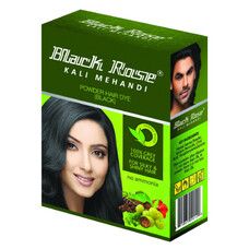 Хна для волосся BLACK ROSE KALI MEHANDI, чорна (5 саше по 50г) - Фото