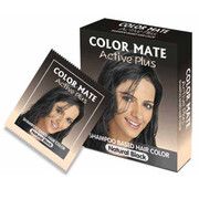 Краска для волос COLOR MATE ACTIVE PLUS-NATURAL черный (3 саше по 9г) - Фото