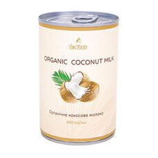 Органічне кокосове молоко 17% ТМ ЇЖЕКО 400 мл - Фото