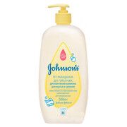 Пінка-шампунь Від маківки до п'ят 500 мл ТМ Джонсонc Бебі / Johnson's Baby - Фото