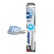 Дизайнерская зубная щетка Jordan Target White средней жесткости - Фото